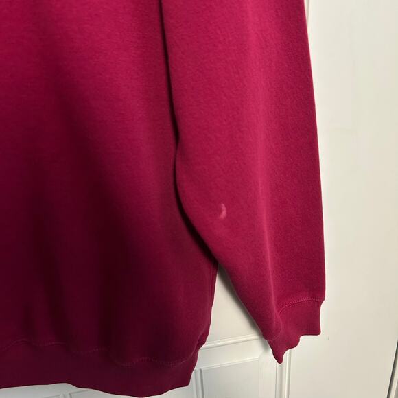 Vintage "They All Flock to Grandmas" Embroidered Owl Sweatshirt M Red Cottage - Picture 8 of 10